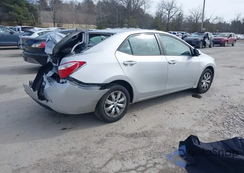 2015 Toyota Corolla Le z USA, uszkodzony, nr VIN 2T1BURHE3FC411764